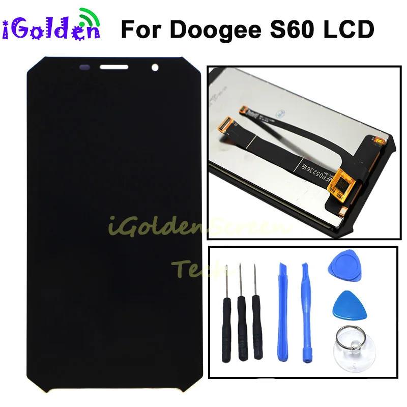 Doogee S60 ЖК-дисплей + сенсорный экран 100% оригинальный протестированный