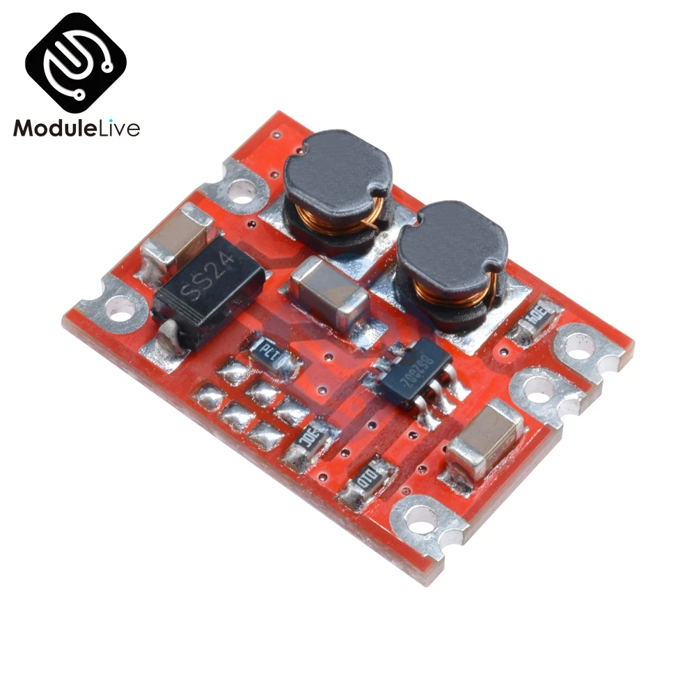 DC-DC 3,3 V/5 V/4,2 V/9 V/12 V Автоматический Бак Повышающий Модуль питания S09 повышающая и понижающая плата вход 3 V-15 V Выход электронный DIY PCB