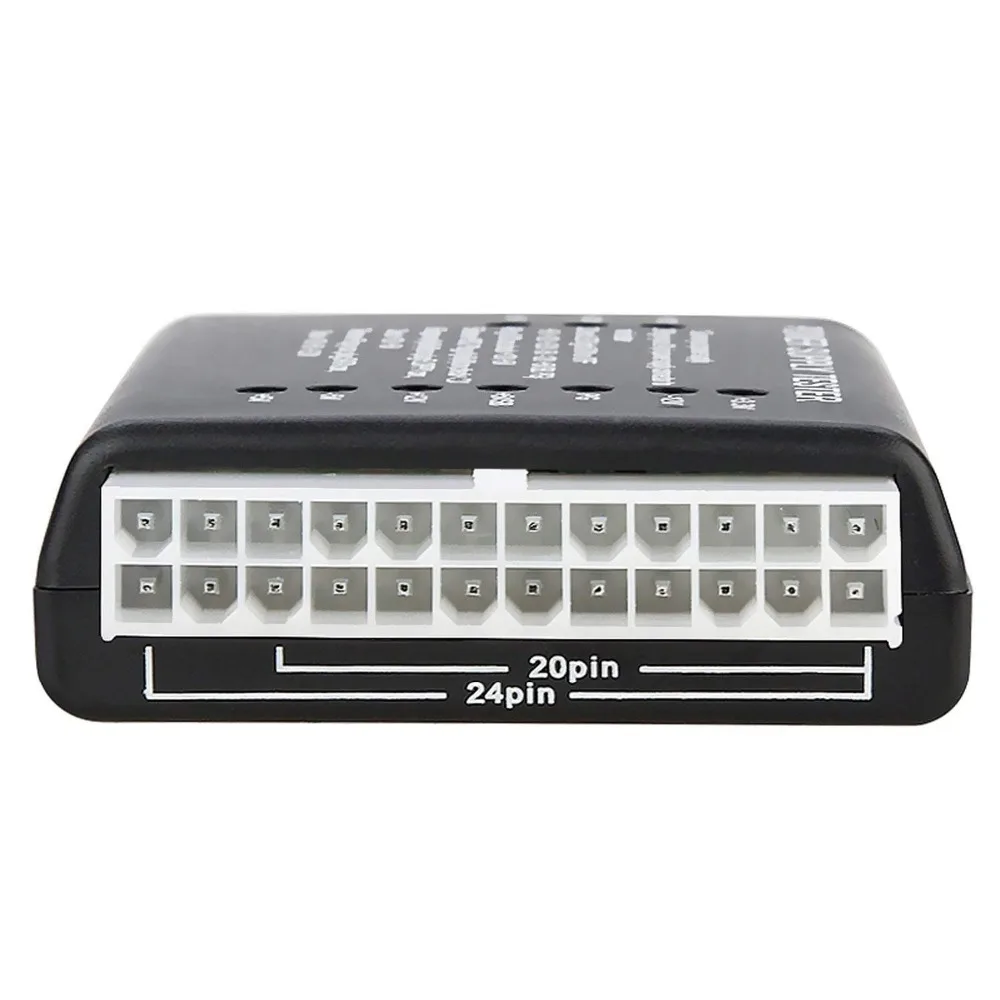 ПК компьютер 20 Pin 24 блок питания Тестер ATX SATA HDD проверка мощности измерительный