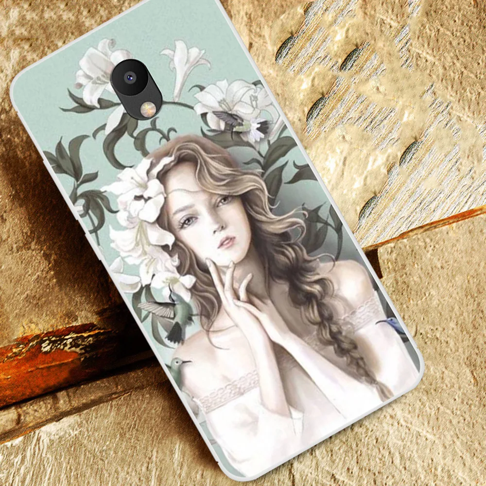Модный милый чехол для телефона с мультяшными животными Meizu Meilan 6 разрисованный