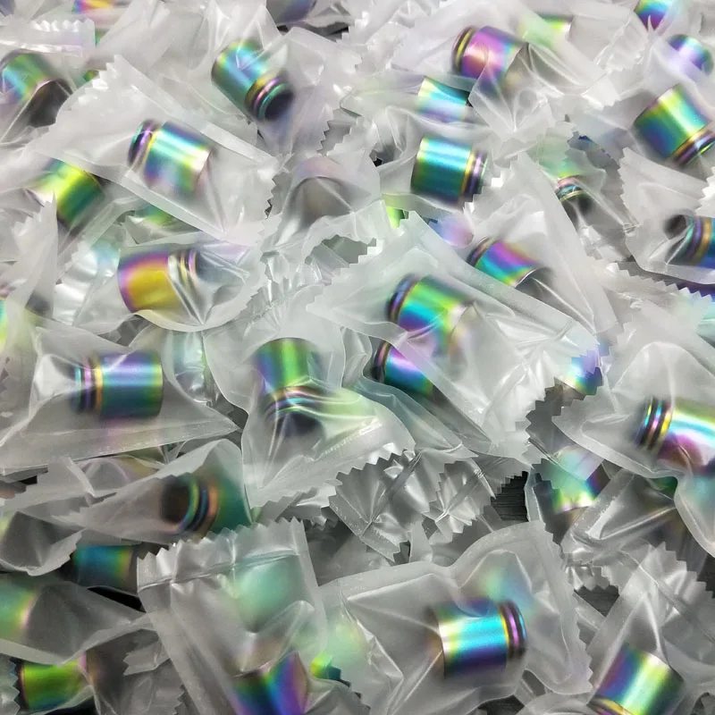 

Wholesale 50pcs Rainbow 810 Stainless Steel Drip Tip For TFV8/TFV8 BIG BABY/TFV12 Prince Atomizer TANK etc