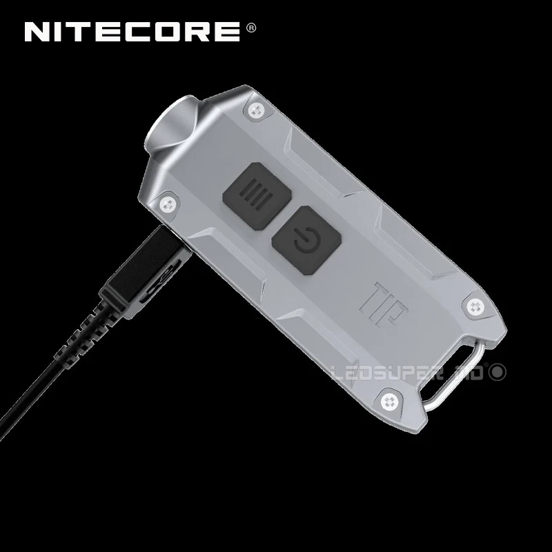Заводская цена Nitecore наконечник металлический конструкция USB Перезаряжаемый брелок свет с 360 люмен