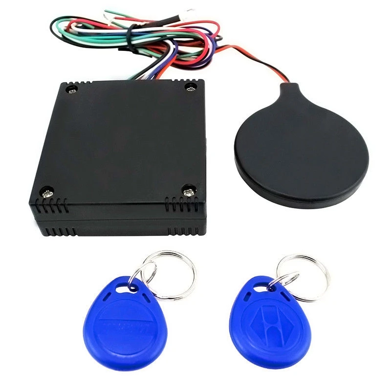 Набор невидимых замков для мотоцикла велосипеда IC карты с сигнализацией|Защита
