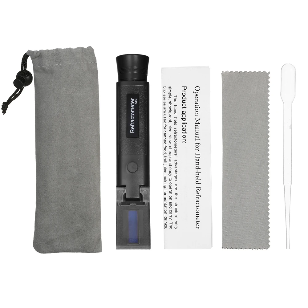 

0~10% Handheld salinity aquarium ATC refractometer Salinity Seawater salinometer