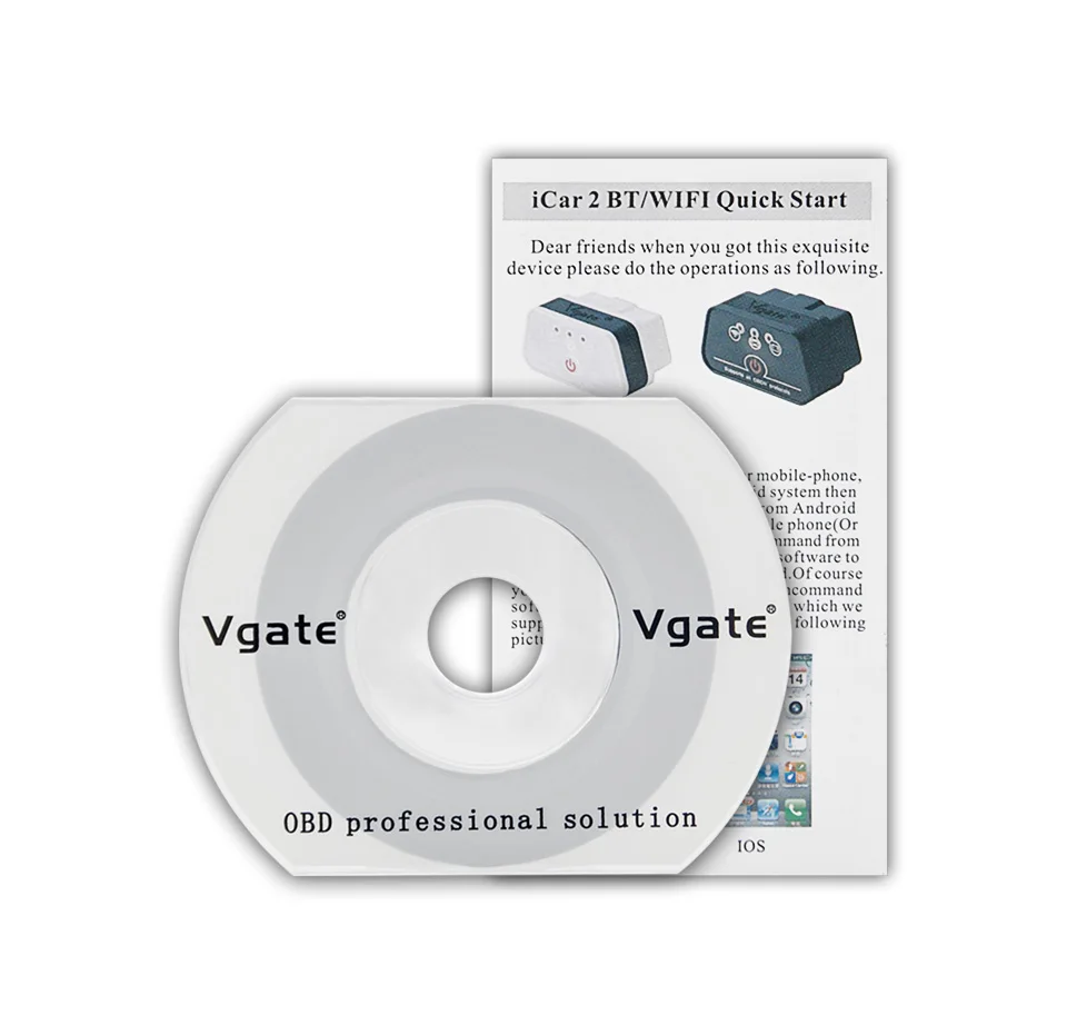 10 шт./лот оригинальный Vgate Icar 2 WIFI OBD2 сканер Elm327 диагностический инструмент