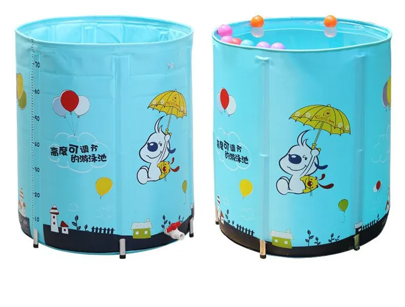 Бесплатная доставка скидка Регулируемый складной детский бассейн Piscina Piscine сплав