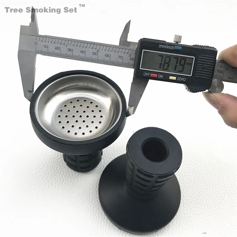 TWAN0389 1 шт Силиконовая чаша с металлической чашей для кальяна soex tobacco fit caloud уголь