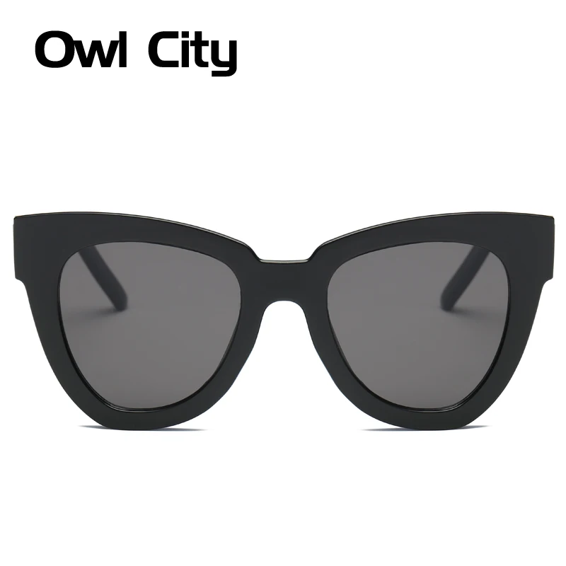 Женские и мужские очки кошачий глаз Owl City солнцезащитные в ацетатной оправе с