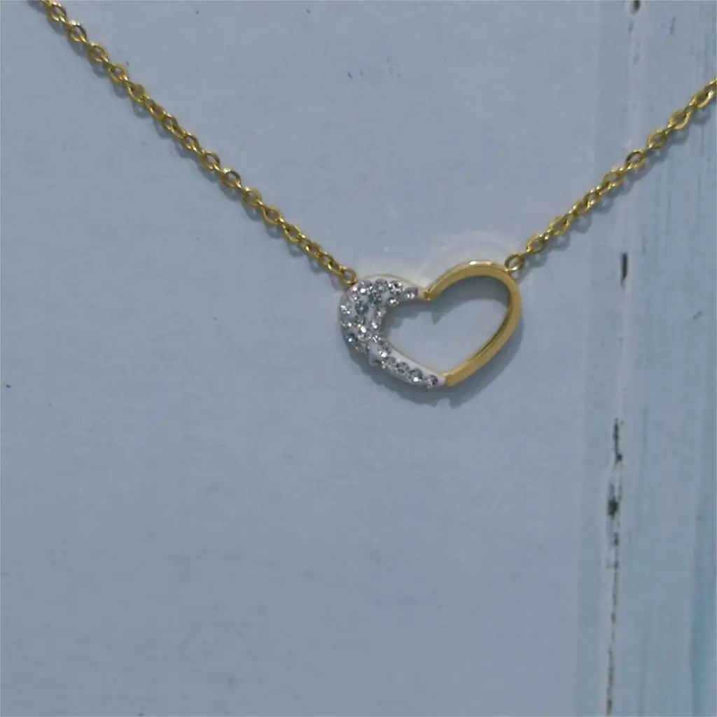 DEMI эко сертификации хорошее ожерелье из нержавеющей стали золото/серебро 45 см