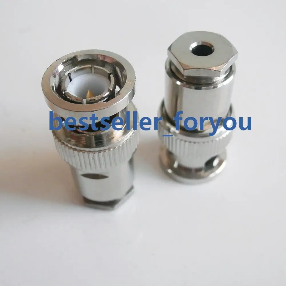 

1 шт. BNC штекер Q9 зажим RG174 RG179 RG316 RG188 Кабельный разъем