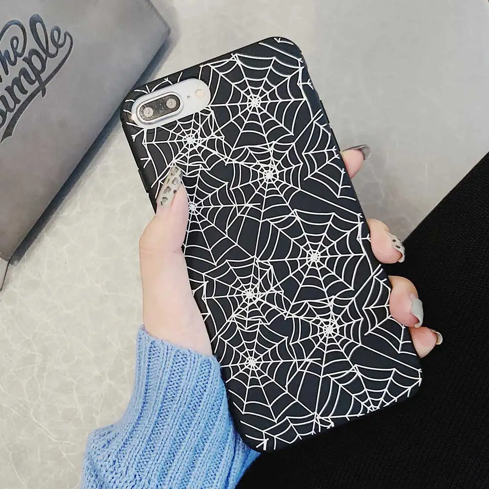 Boucho Soft TPU Phone Case For iphone XS MAX XR X Black Simple Scrub Back Cover 6 6S 7 8 plus Silicone Cases |