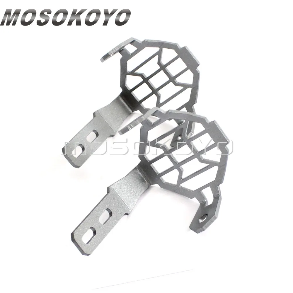 Для BMW R1200GS F800GS ADV мотоциклетный серебристый противотуманный фонарь решетка