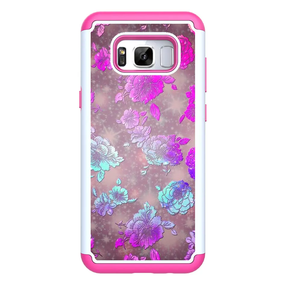 Peony Чехол для LG lv3 K10 Stylo 4 5 K30 K40 V50 G8S G8 ThinQ Aristo 2 Plus PC+ Мягкий силиконовый держатель для мобильного телефона чехол Coque P03D - Цвет: Peony