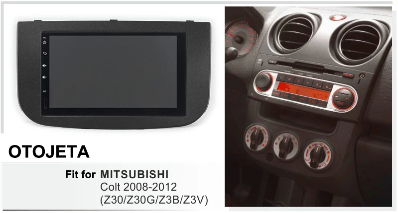 Android 9,0 Радио 8 ядерный Автомобильный мультимедийный gps навигатор для Mitsubishi Colt Z30 Z30G Z3B Z3V aux bluetooth DVD видео плеер рамка