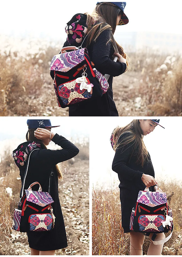 Сумка для подгузников в народном стиле с креативным рисунком рюкзак мамы