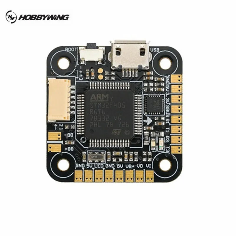 20x20 мм HOBBYWING xrotor для Nano F4 Flight контроллер AIO OSD 5 в BEC радиоуправляемого дрона FPV