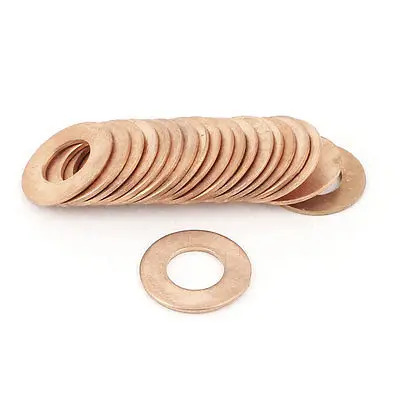 20 штук 8 мм x 16 1 плоская медная шайба кольцо линия масляного тормоза уплотнение