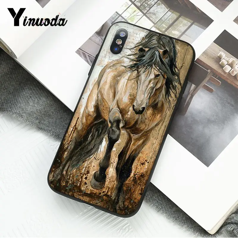Чехол для телефона с рисунком лошади животного iphone 12 11 Pro Max 8 7 6 6S Plus X XS MAX 5 5S SE XR |