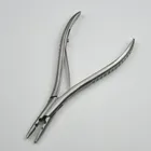 Плоскогубцы для наращивания волос из нержавеющей стали с 2 отверстиями, многофункциональный инструмент для наращивания волос, петля с микрокольцом для удаления волос, 180 мм