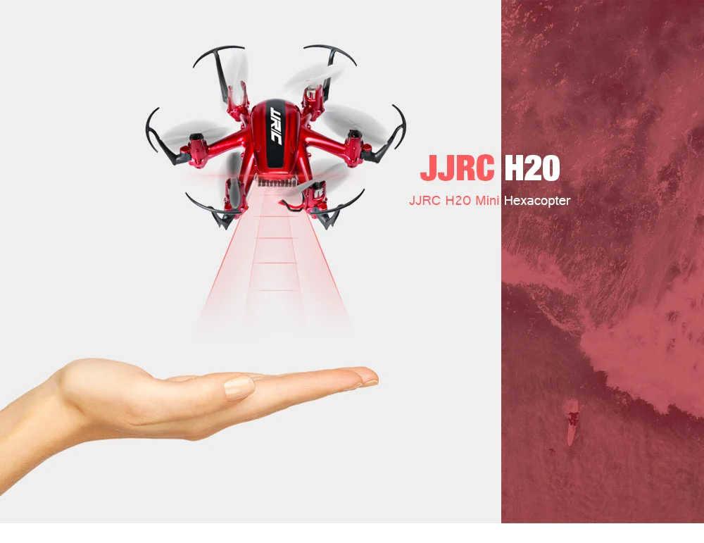 JJR/C JJRC Прохладный Летающий робот свет H20 мини 2,4 г 4CH 6 оси Headless режим Quadcopter Дрон вертолет игрушечные лошадки подарок