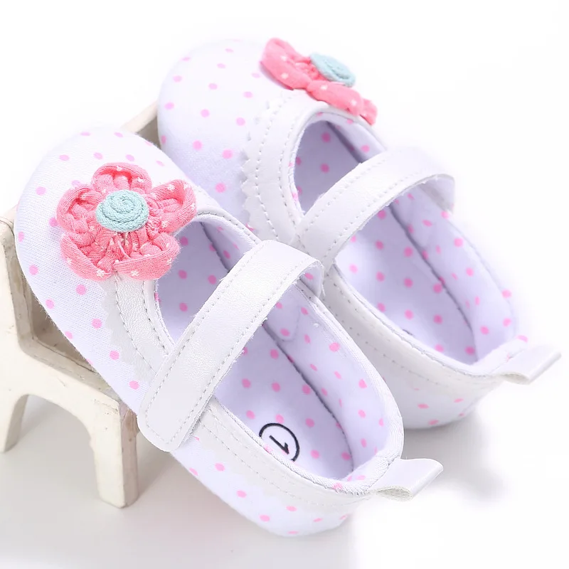 От 0 до 1 года обувь принцессы с маленькими цветами для маленьких девочек малышей