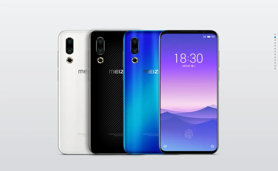Meizu 16 s, 4G, LTE, 6 ГБ, 128 ГБ, Восьмиядерный процессор Snapdragon 855, 6,2 дюймов, 2232x1080 p, 48 МП, 20 МП, двойная тыловая камера, быстрое зарядное устройство, NFC