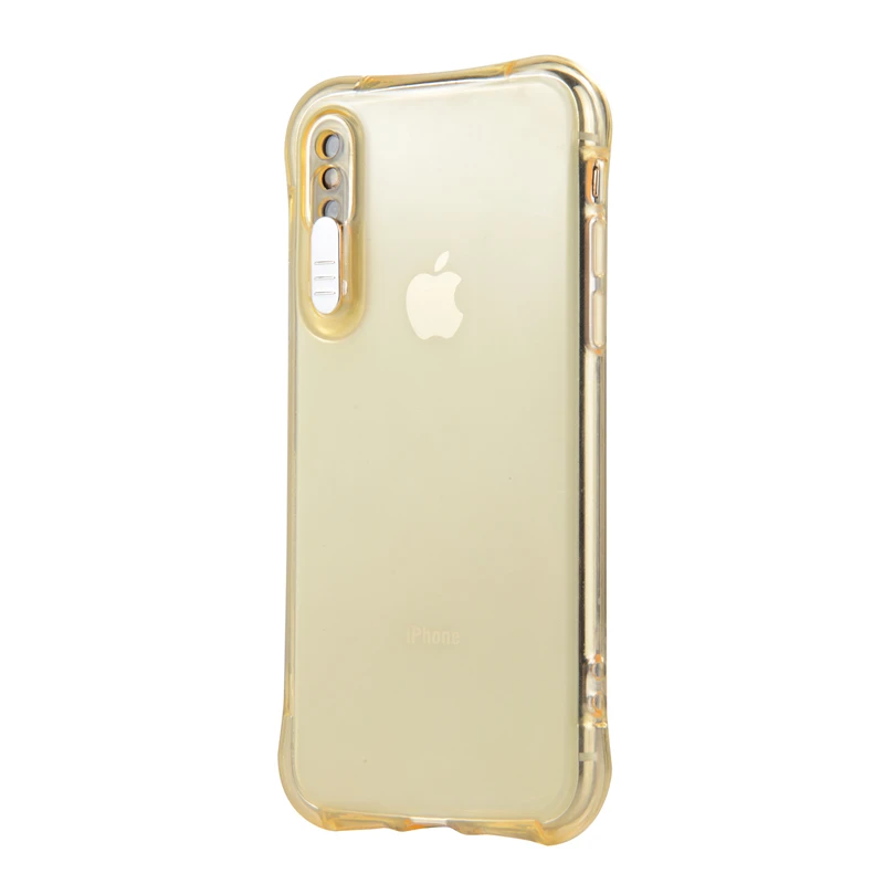 Золотой Светодиодный светильник чехол для iPhone X XS MAX XR чехол для смартфона iPhone 7 8 6 6S Plus 7plus 5 5S SE 5SE противоударный чехол с кристаллами - Цвет: Золотой