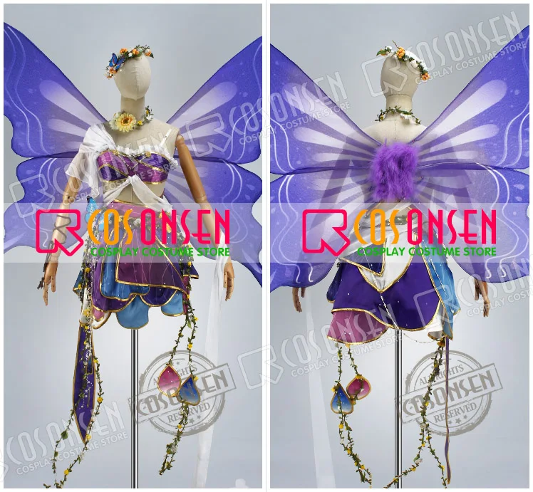 COSPLAYONSEN Love Live! Косплей костюм с крыльями из страны Феи вера. После пробуждения Toujou