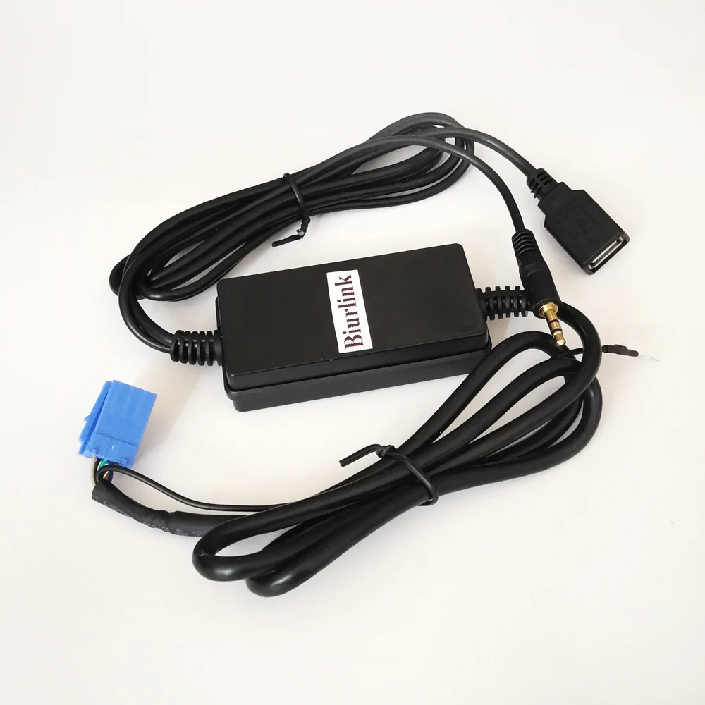 Автомобильный 8-контактный мини-переходник для CD-чейнджера в AUX USB цифровой
