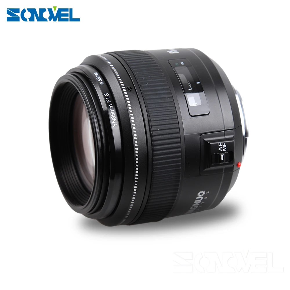 YONGNUO YN85mm f1.8 AF/MF Standard Medium Telephoto Prime Lens Fixed Focal Camera for Canon EF Mount EOS Cameras | Электроника