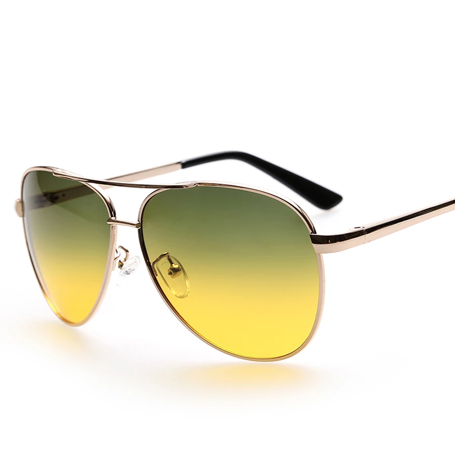 Мужские солнцезащитные очки Aoron брендовые поляризационные для дня и ночи