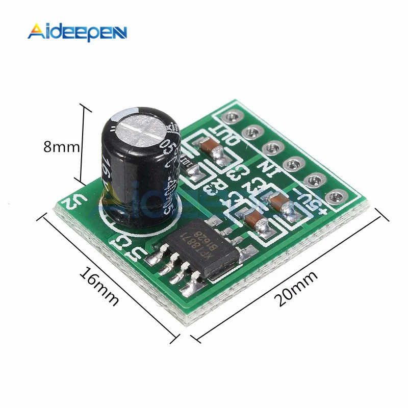 DC 3 V 5 Mini XH M125 XPT8871 моно стерео литиевая батарея усилитель мощности модуль Плата