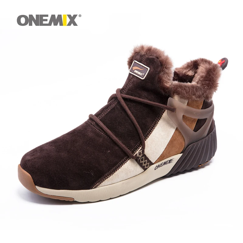 Кроссовки унисекс ONEMIX зимние теплые шерстяные для бега | Спорт и развлечения