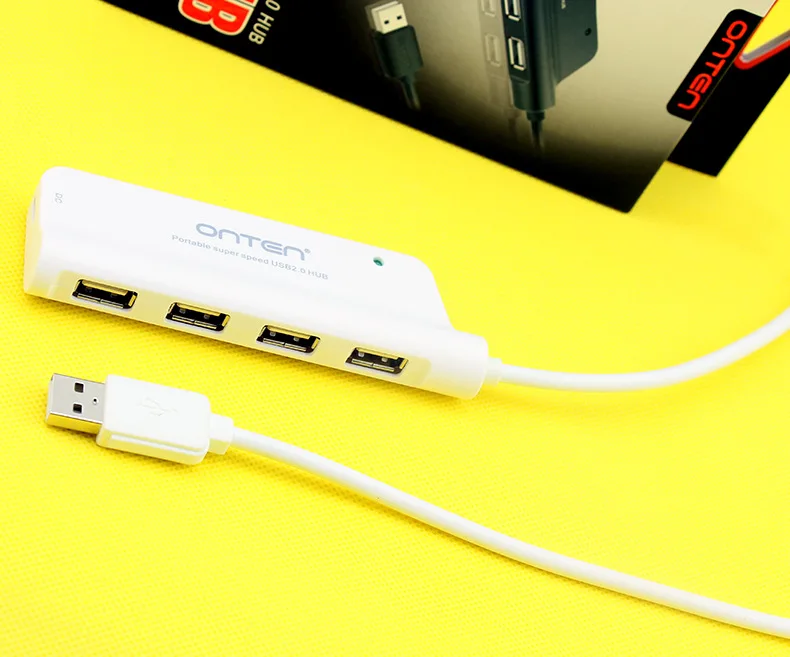 Высокоскоростной Портативный 4-портовый USB-концентратор 3 0 с индикасветильник