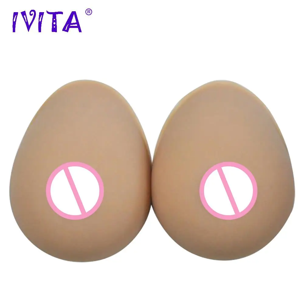 IVITA 800 г бежевые силиконовые искусственные поддельные грудь формы для