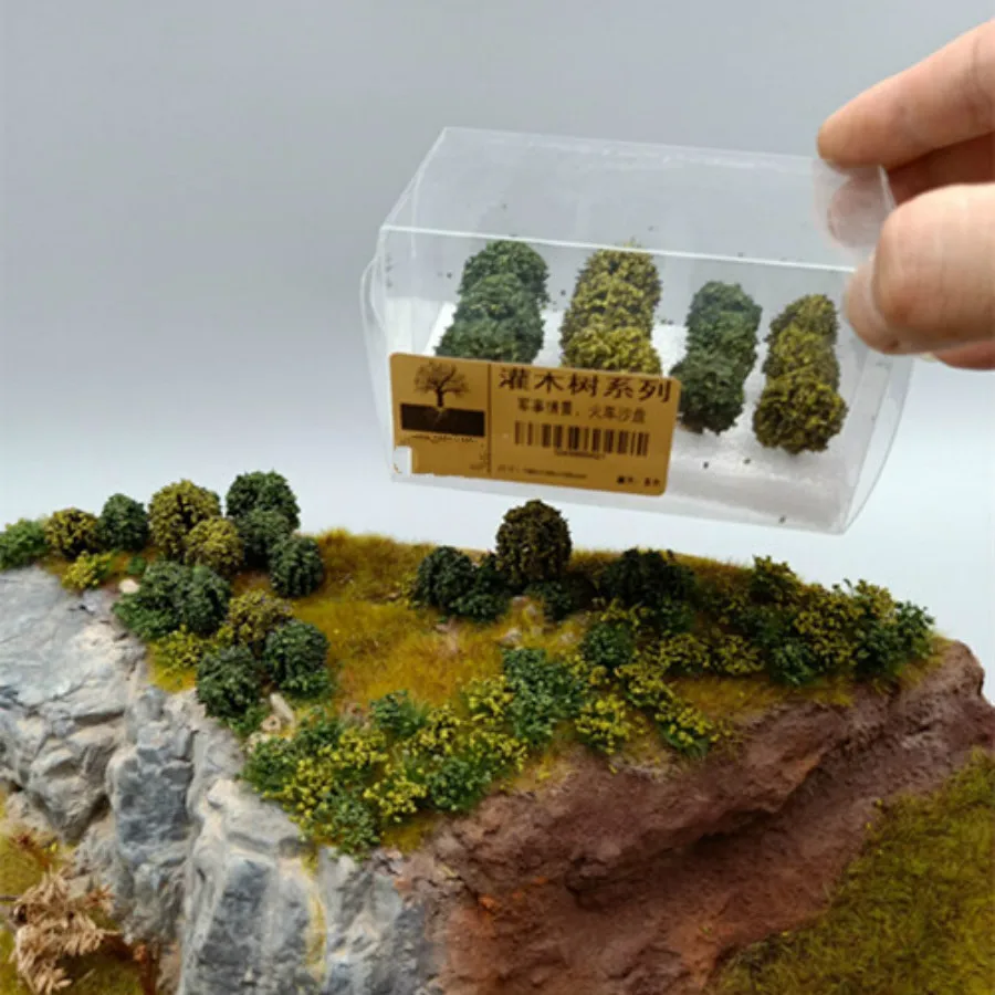

24pcs/lot architecture model scale new bush in ho train layout