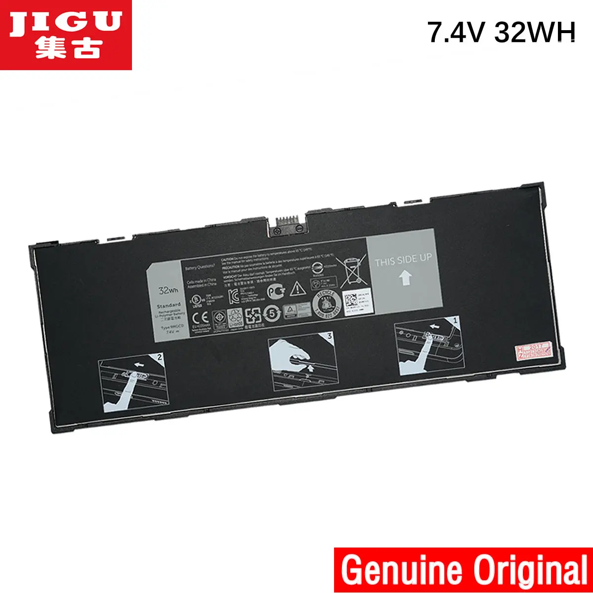 Оригинальный аккумулятор JIGU 312 1453 9MGCD XRXMG 451 BBGS VYP88 BBIN XMFY3 для ноутбука DELL Venue 11 Pro