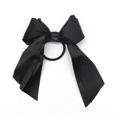 1pcs Прямые эластичные резинки для волос, жемчужные бусины, ободки с бантами, резинка для волос, резинка для волос, конский хвост, аксессуары для волос для женщин и девушек - Цвет: 1pcs