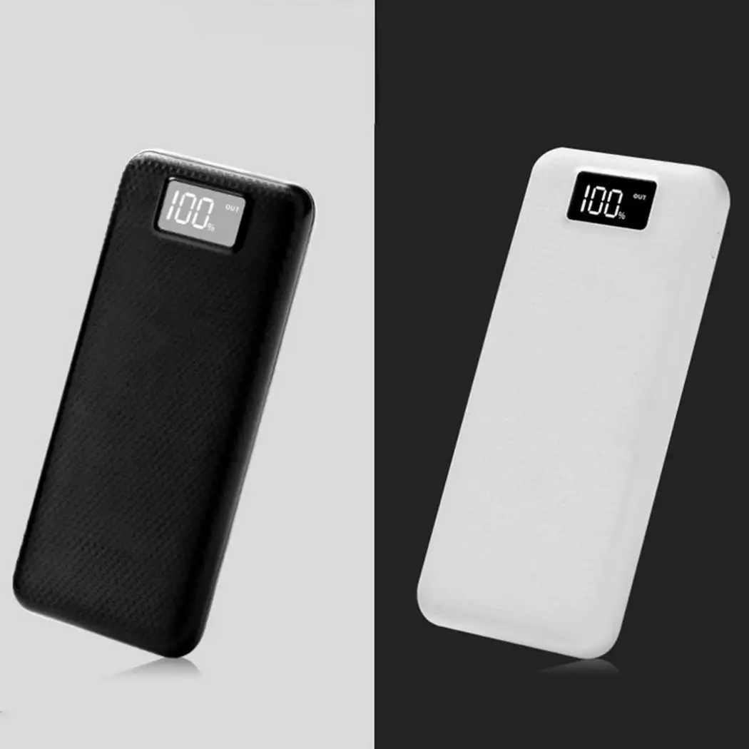 ЖК дисплей цифровой Dual USB выход запасные аккумуляторы для телефонов DIY 8x18650 (не