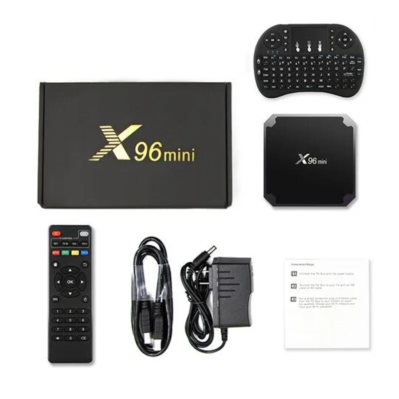 2018 Новый Смарт ТВ коробка X96 Мини Android 7 1 2 Гб 16 Amlogic S905W четырехъядерный 4 ГГц WiFi