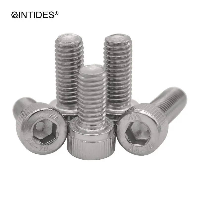 Винты с шестигранной головкой QINTIDES M12 винты из нержавеющей стали 316