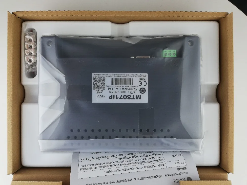 MT8071iP Weinview 7 дюймов HMI сенсорный экран панель 800*480 Ethernet, есть