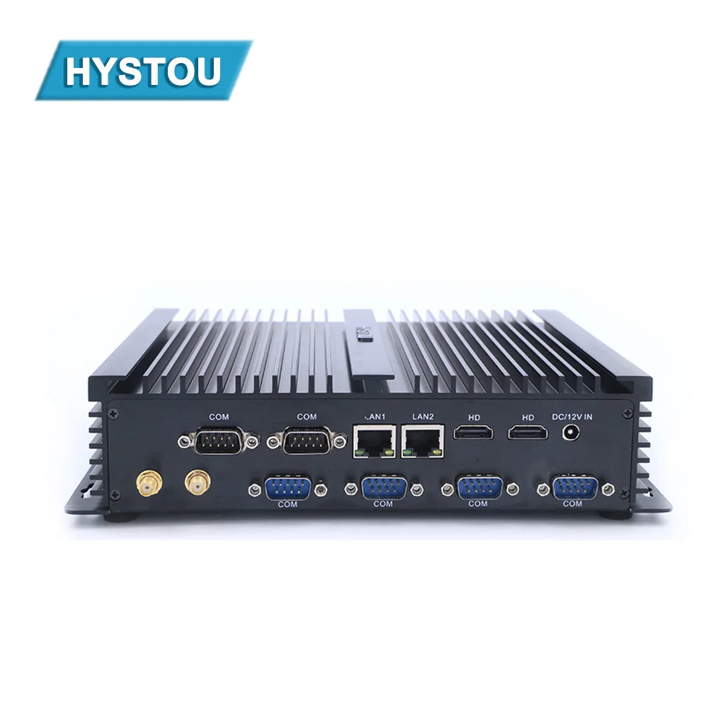 Безвентиляторный industial Мини ПК Core i3 4010u Windows 7 10 i7 4500U 2 * Intel Lan 6 RS232 COM i5 компьютер HDMI HD