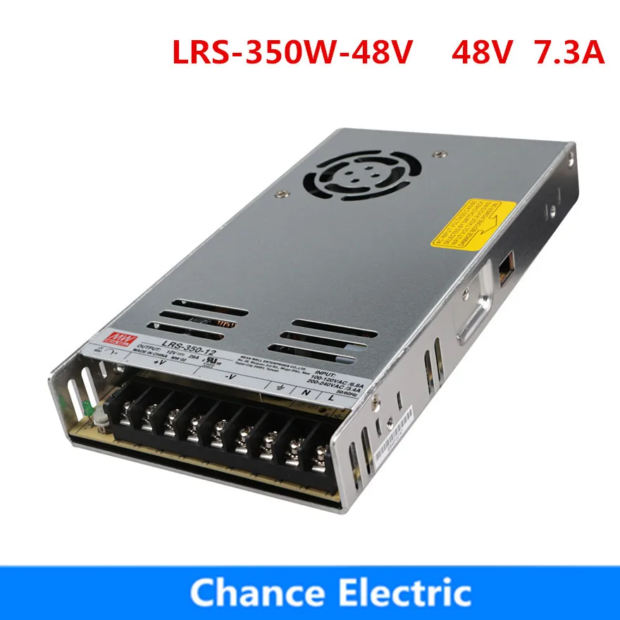 MEAN WELL импульсный источник питания LRS 350 48 350W 48V 7.3A Выход Meanwell переключатель режима