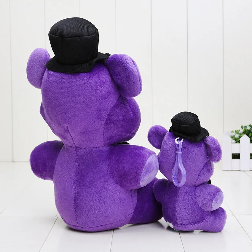 25 см/14 см FNAF плюшевые игрушки подвесной Золотой Фредди кошмар Fredbear Shadow Freddy Mangle