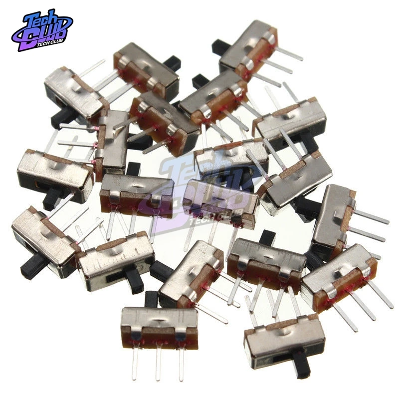 20 шт. SS12D00 SS12D00G3 тумблер 2 положения SPDT 1P2T 3 Pin PCB панель Мини Вертикальный