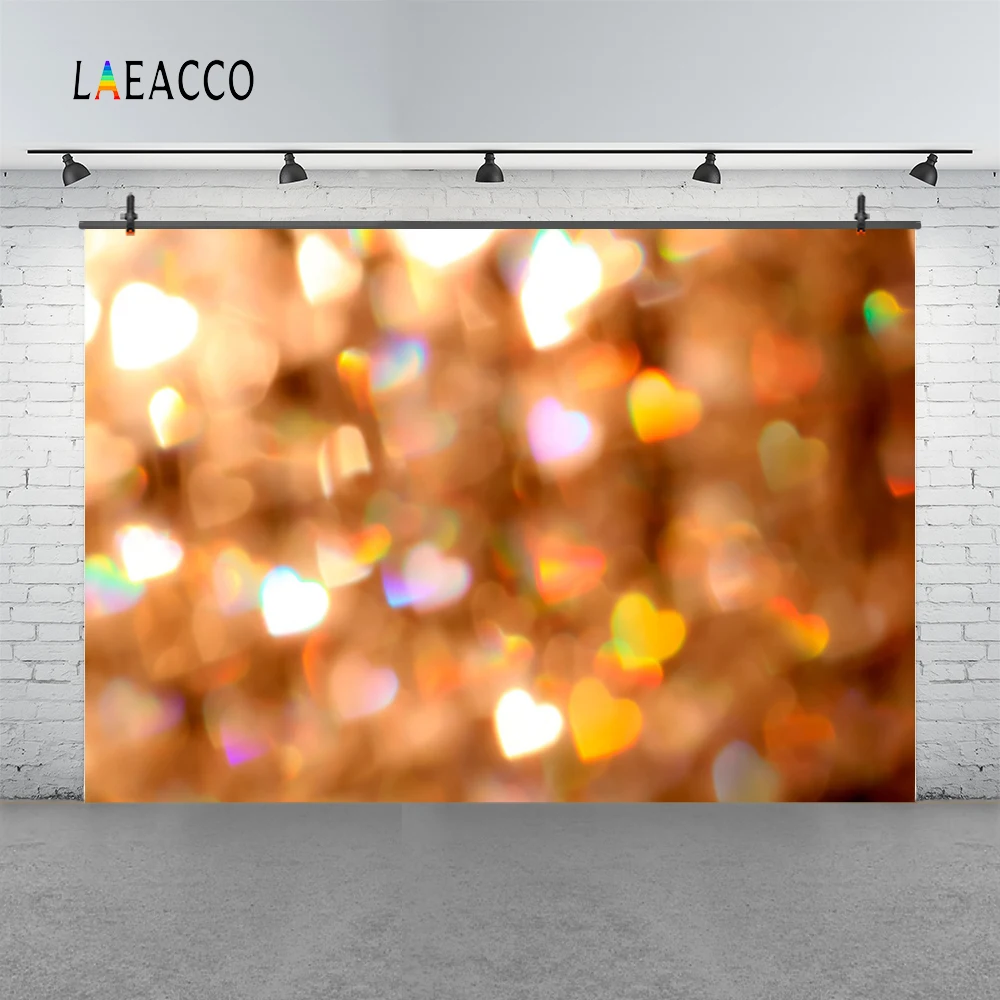 Laeacco Fantasy Love Heart Light Bokeh Baby Portrait Wallpaper Photo Backgrounds Photographic Backdrops For Studio | Электроника