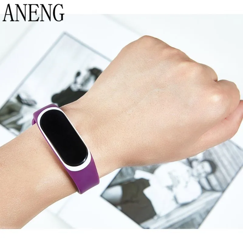 Силиконовые Красочные Браслет спорта ремешок для Xiaomi Эй плюс Smartband