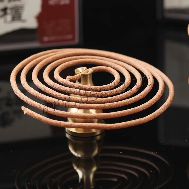 

48 Coils Natural Sandalwood Coil Incense Mosquito Repellent Agarwood Wormwood Coils Incense Aromatic Fragrant Perfume Spices
