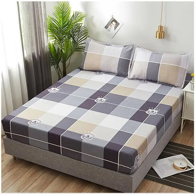 style 24 Цельный матрац для кровати, покрывало для кровати с принтом, нескользящее постельное белье, пылезащитный чехол, многоразмерная простыня - Цвет: style 24